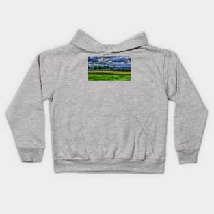 View Across Chester-Le-Street Golf Course Kids Hoodie